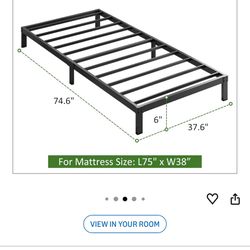Bed frame twin