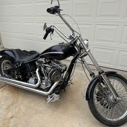 2000 Dyna Frame W/BDL Belt Drive 240 Rear Custom Chopper $5K