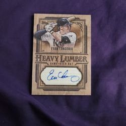 Evan Longoria Heavy Lumber Autograph Relic Card 