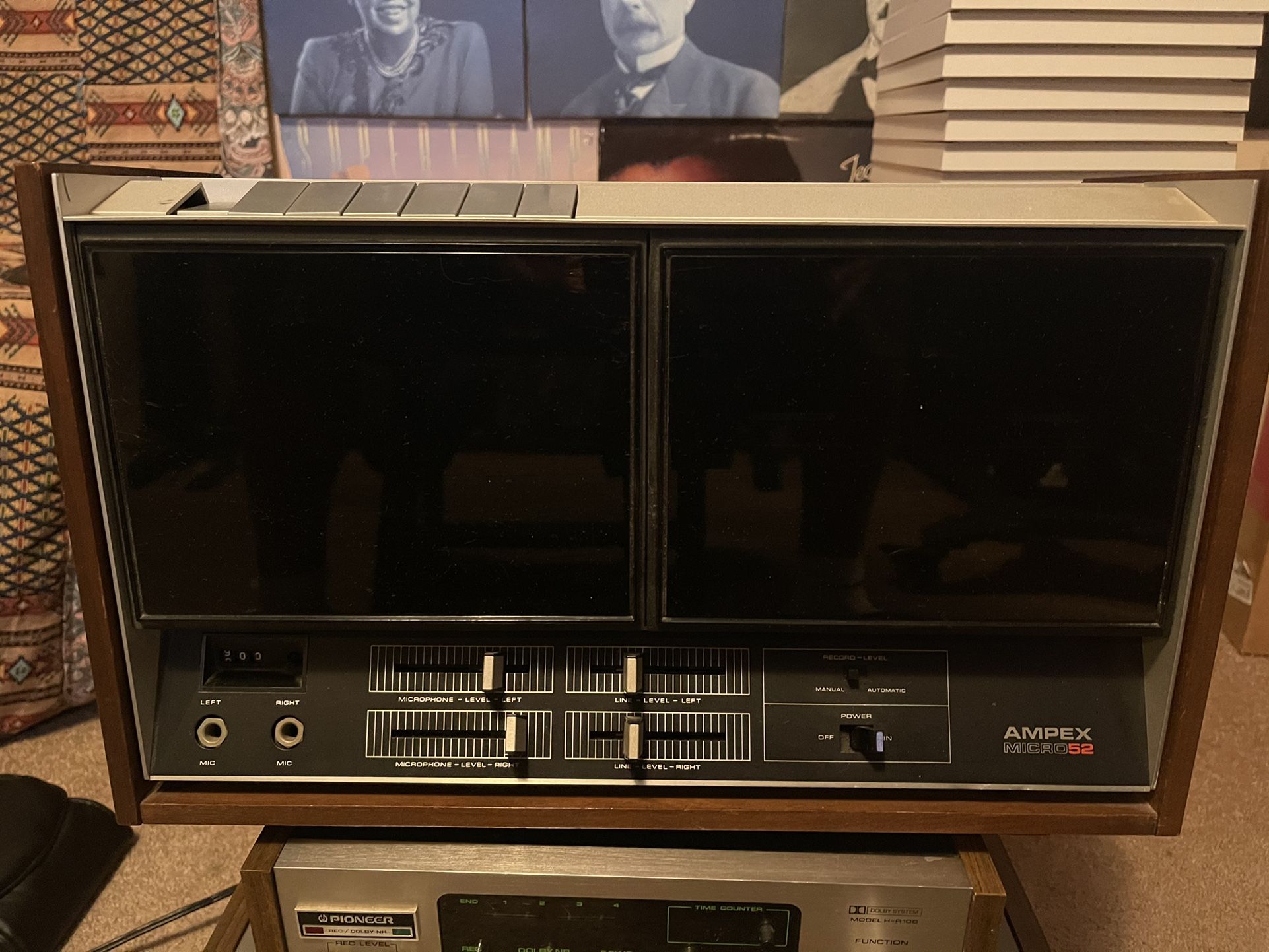 AMPEX Micro 87 Cassette Player Recorder