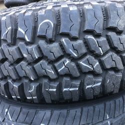 2 TIRES 33x12.50x18” $200 Free Installation N Balance