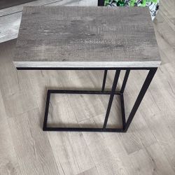 Gray Side Table 
