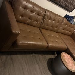 Leather Couch 