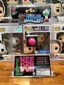 Authentic Worlds Smallest Schylling Needoh Pink Groovy Glob Squishy