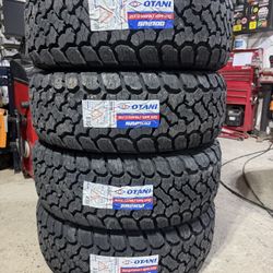 (4) - 35x12.50x18 Otani SA2100 All Terrain Tires