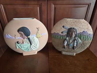 Ceramic Native American Vases