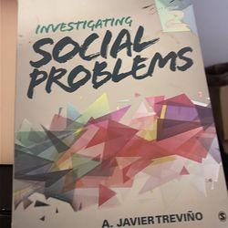 Social problems book