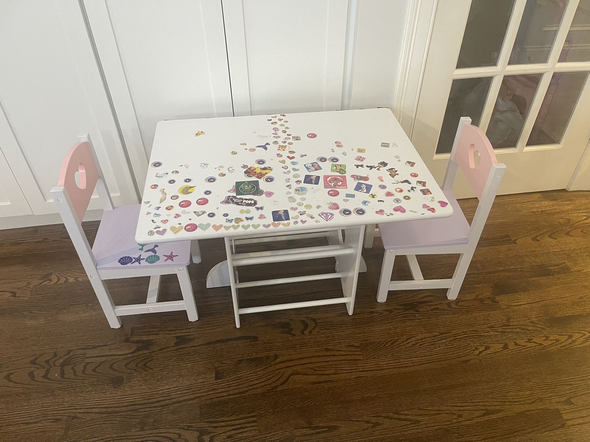 Kids, Desk, Dining Room, Table, With Storage Racks