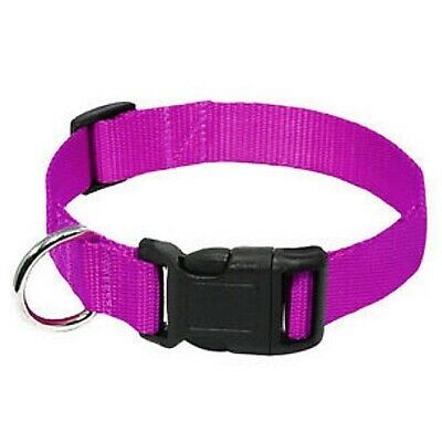 3 New Dog Nylon Collar Adjustable Neck Strap for Medium Small Pet Dog Puppy Cat