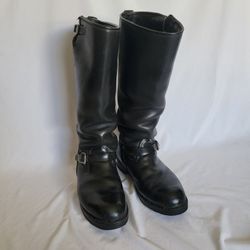 18" Wesco Engineer Boots Leather Lined