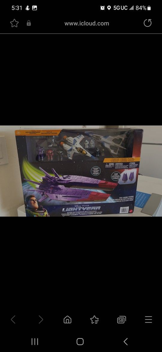 Disney Pixar Zurg Battlefield Ship