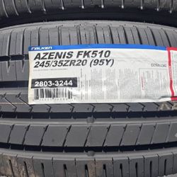 20” Falken Azenis FK510 Tires Brand New in Stock.  Size 245/35R20