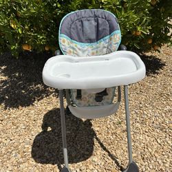 High Chair With Wheels 
