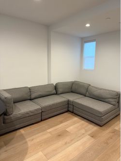 4 Piece Grey Modular Sofa