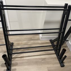 Dumbbell Rack And Weight Plate Storage 