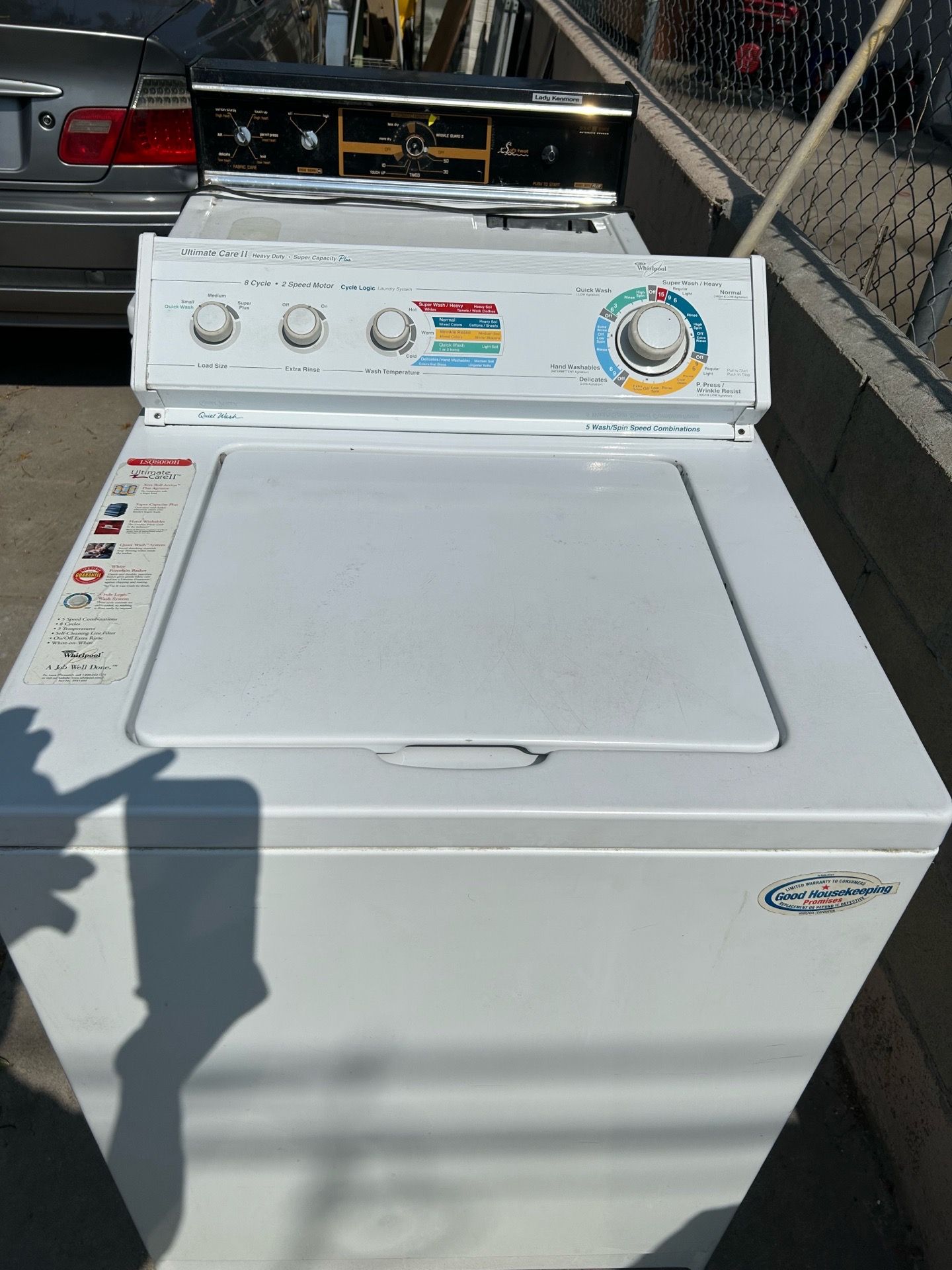 Heavy duty whirlpool washer