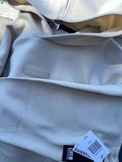 ESSENTIALS CREAM PULL OVER HOODIES