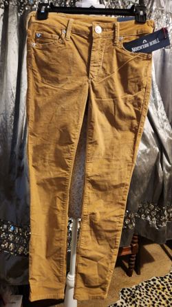 NWT True Religion SIZE 24 CARMEL Corduroy Skinny Pants