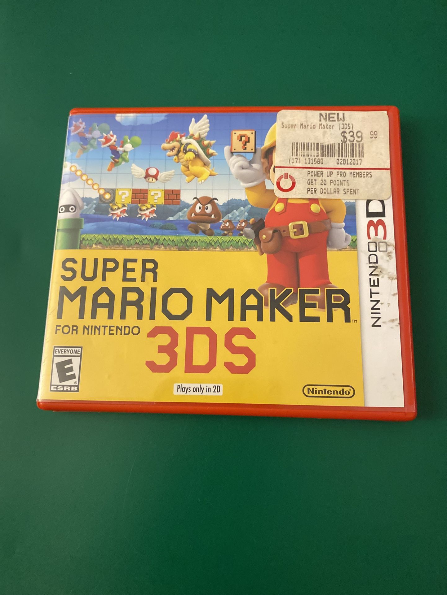 Super Mario Maker Nintendo 3Ds