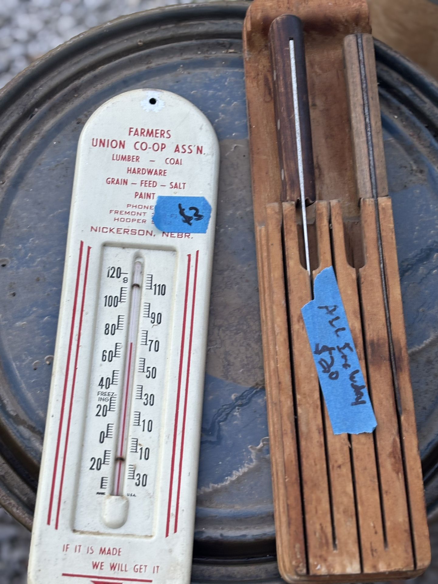 Antique Ceramic Kitchen Box