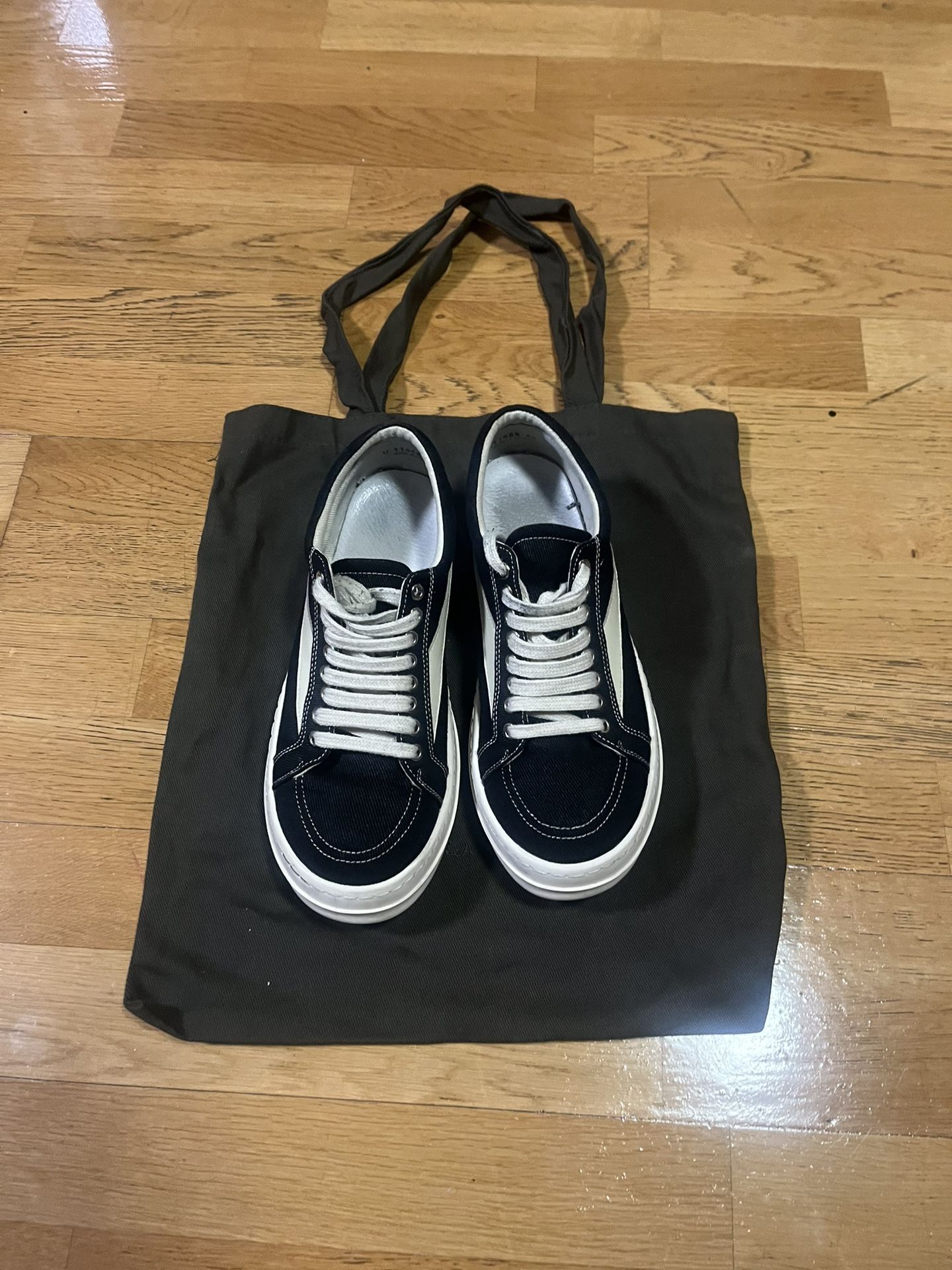Rick Owen Vans Black