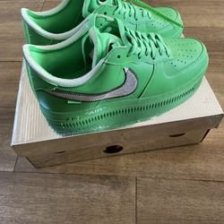 Green Off White Air Force 1 