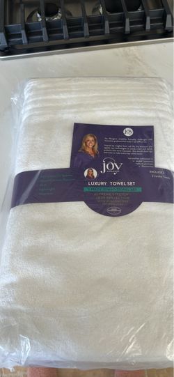 NWT Joy Mangano Luxury 2-Piece Jumbo Towel Set