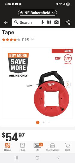 120 Ft Fish Tape