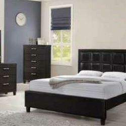 New! 5pc Queen Bedroom Set