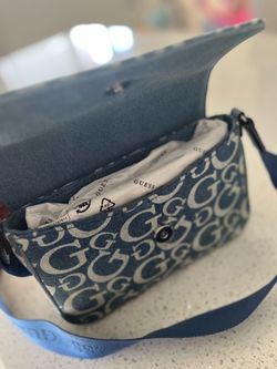 Guess Logo Monogram Crossbody Bag