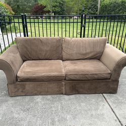 Brown Couch, Microfiber 