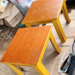 Set of Coffee Table & 2 End Tables
