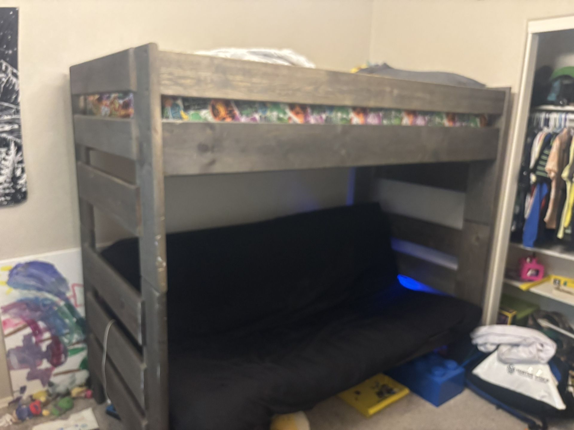 Bunk Bed with Futon