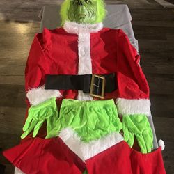 Adult Grinch Costume -Small  (New)