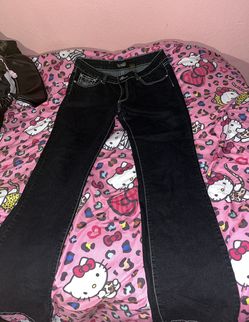 Y2K Bling Flare Jeans