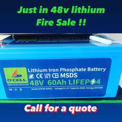 48 Volt 60AH Lithium Battery 