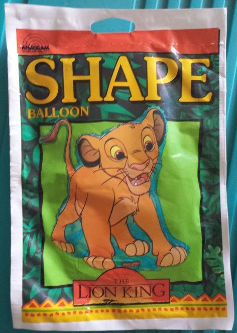 NEW Lion King Shape Helium Balloons
