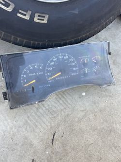 98 Silverado Cluster 