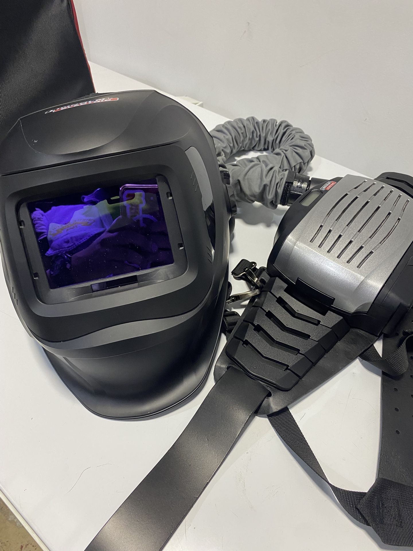 Arc Welder Helmet With Air Purification