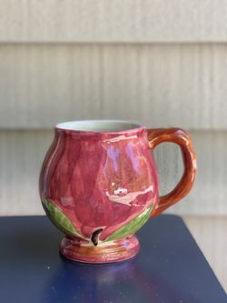 Made In Portugal, 12 Ceramic Apple Mugs 