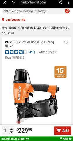 Nailer 15° Professional Coil Siding