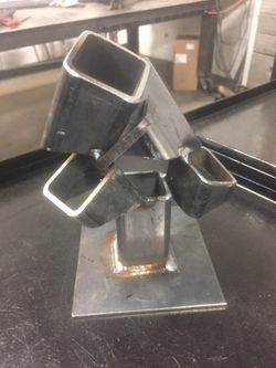 Hand made metal art piece