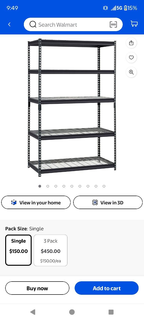 5-tier Heavy Duty Shelving Unit