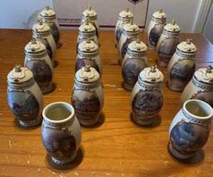 Thomas Kinkade Spice Jars