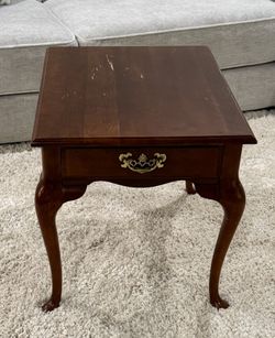 Solid Wood End Table
