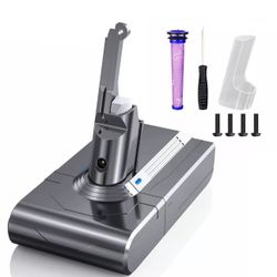 For Dyson V8 Battery 21.6V 6000mAh V8 Animal SV10 V8 Absolute V8 Fluffy V8 Motor