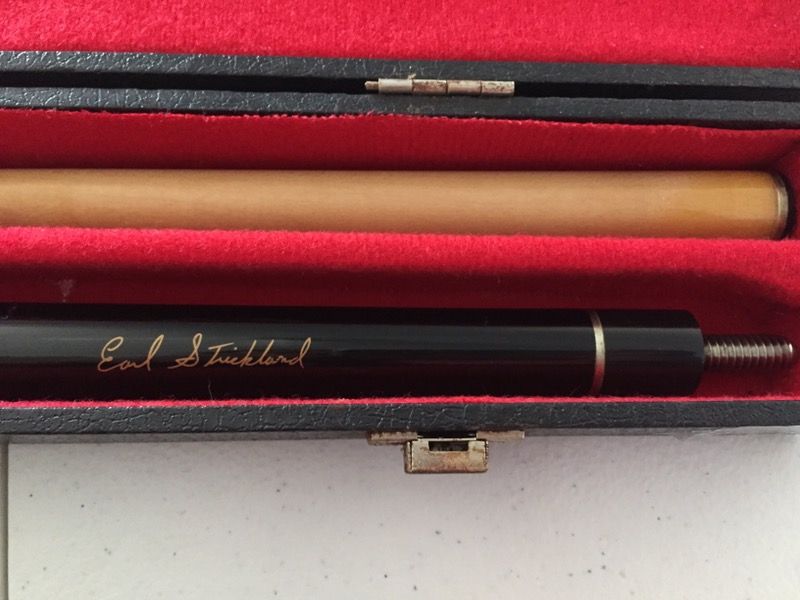 Earl Strickland Cuetec Warp Resistant Pool Cue Stick for Sale in