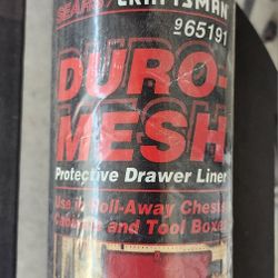 SEARS  CRAFTSMAN  DURO  MESH  TOOL  BOX  DRAWER  LINER  NON  SLIP  RED 