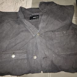 Mens Long Sleeve Denim Shirt