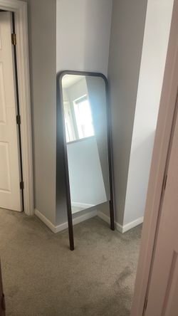 Full Length Floor Mirror Dark Frame